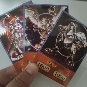 Kit 3 cartas Hórus O Dragão da Chama versão anime