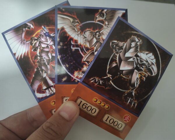 Kit 3 cartas Hórus O Dragão da Chama versão anime