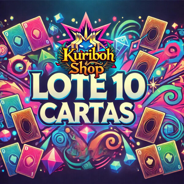 10 Cartas Lote YuGiOh! Versão anime
