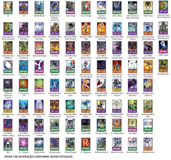 Jaden Mega Deck 84 Cartas - Imagem 5