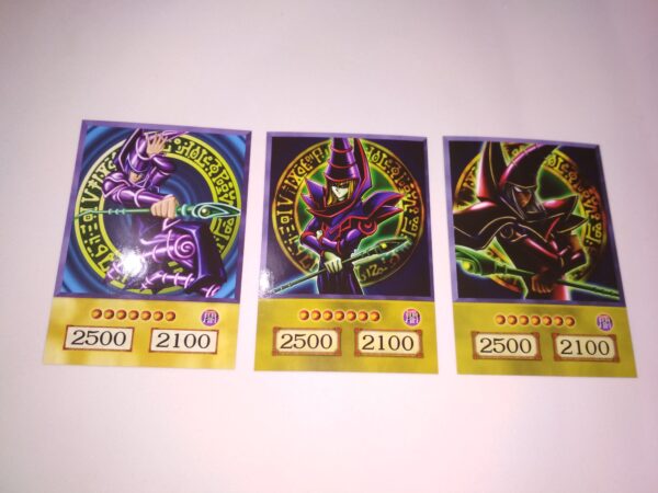 Trio cartas Dark magician Yugioh