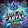 20 Cartas Yu-Gi-Oh Lote Versão anime