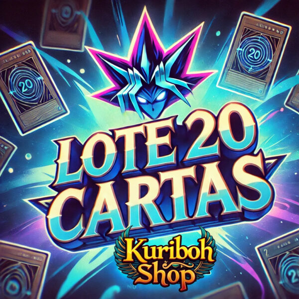 20 Cartas Yu-Gi-Oh Lote Versão anime