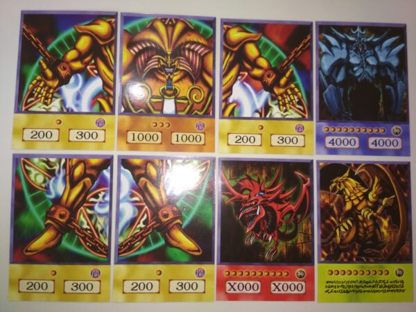 Exodia + 3 Deuses Dragão alado de Rá Obelisco e Slifer