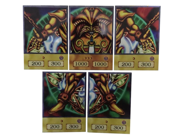 Exodia 5 Partes - Cartas Versão Anime