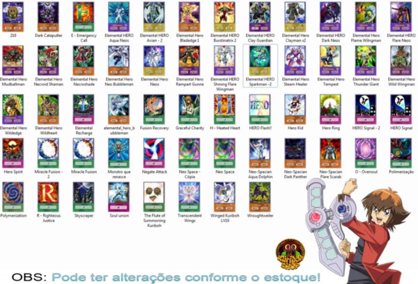 Super Deck Jaden Yuki 60 Cartas - Imagem 4