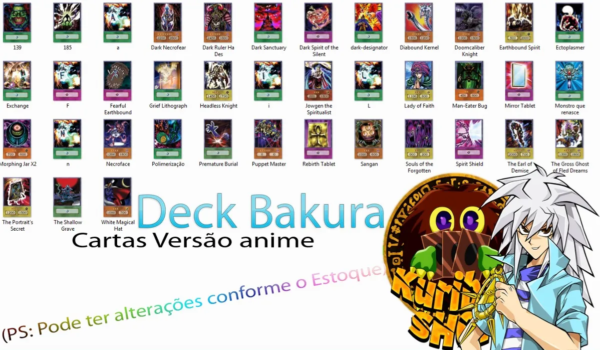 Deck Bakura 40 Cartas - Imagem 4