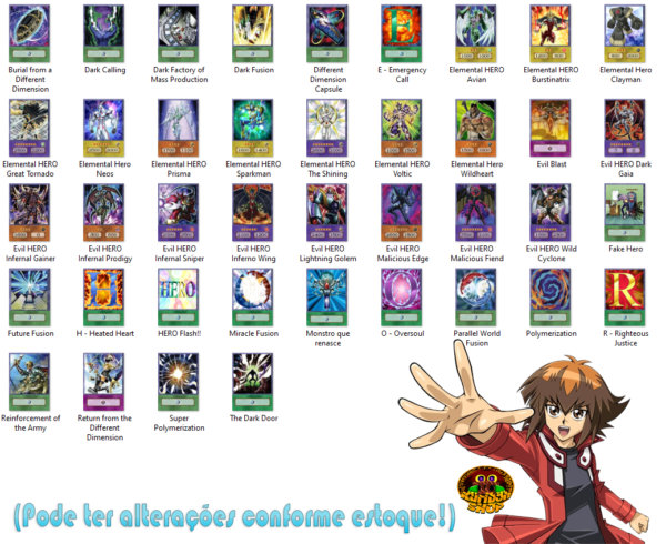 Evil hero Deck Jaden - Imagem 5